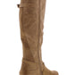 Baretraps Womens Yanessa Faux Suede Tall Riding Boots Brown Size 5.5 M