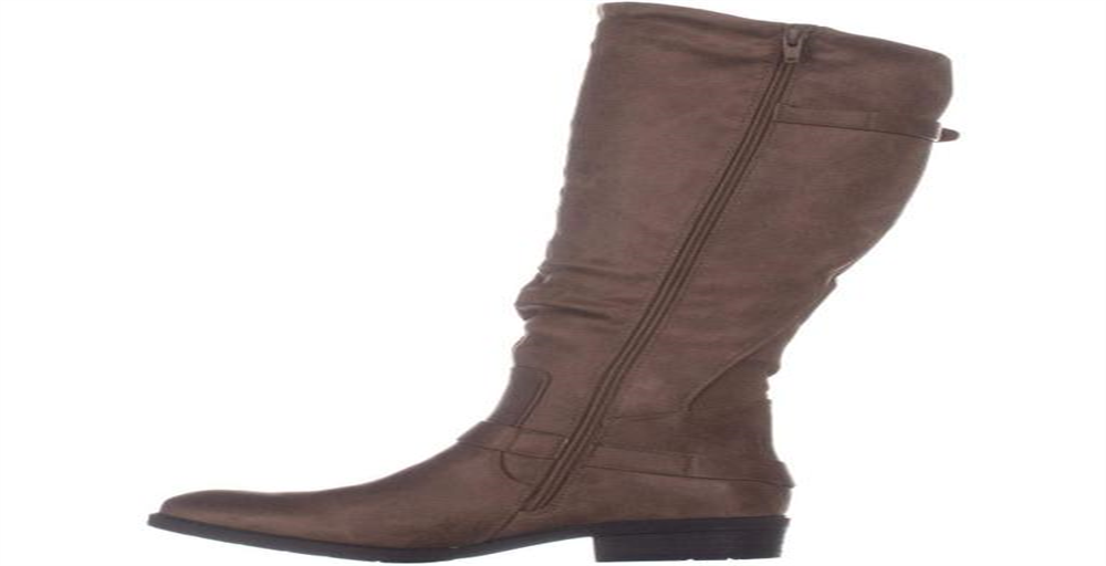 Baretraps Womens Yanessa Faux Suede Tall Riding Boots Brown Size 5.5 M