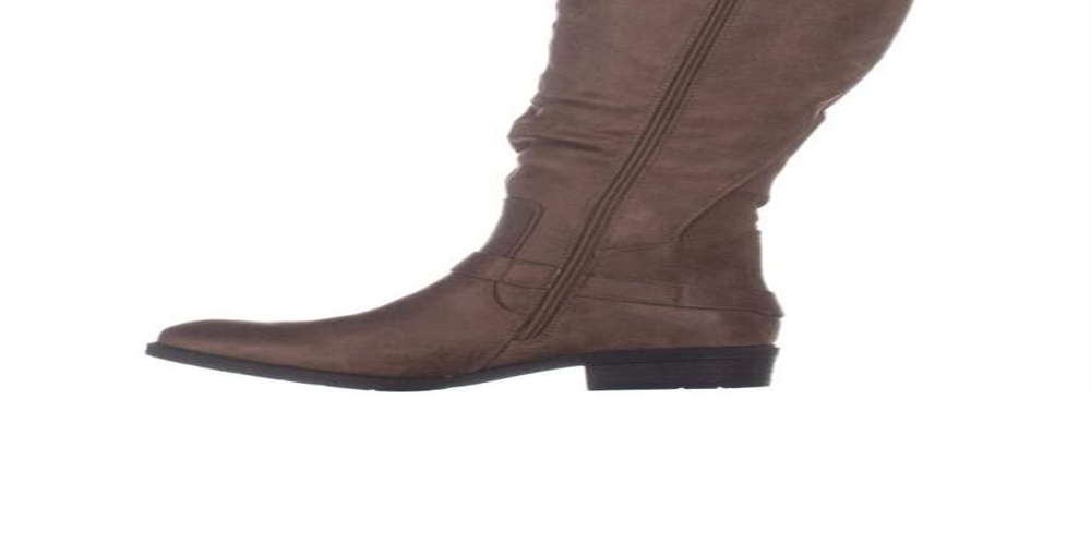 Baretraps Womens Yanessa Faux Suede Tall Riding Boots Brown Size 5.5 M