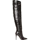 Steve Madden Women's Shoes Harlow Pointed Toe Over Knee Fashion Boots Black Size 7.5 M