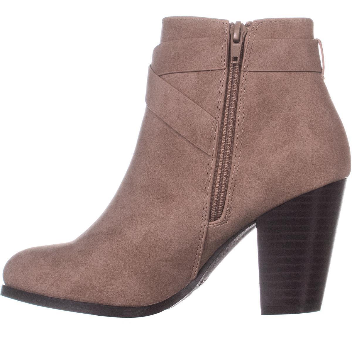 Call It Spring Tecia Buckle Ankle Boots Light Brown Size 9 M