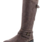 Baretraps Womens Alysha Faux Leather Faded Mid-Calf Boots Brown Size 10 M
