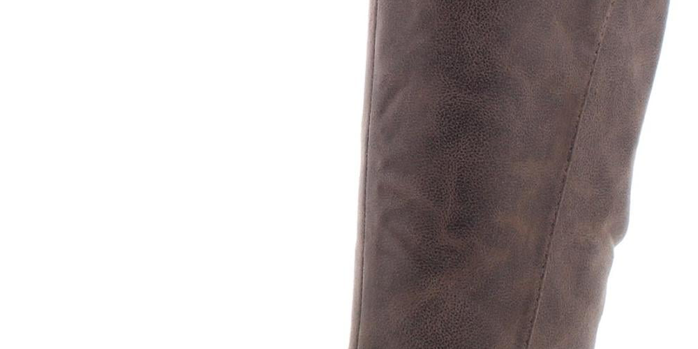 Baretraps Womens Alysha Faux Leather Faded Mid-Calf Boots Brown Size 10 M