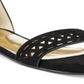 Thalia Sodi Women's Jacey Fabric Open Toe Casual Ankle Strap Sandel Black Size 8.5 M