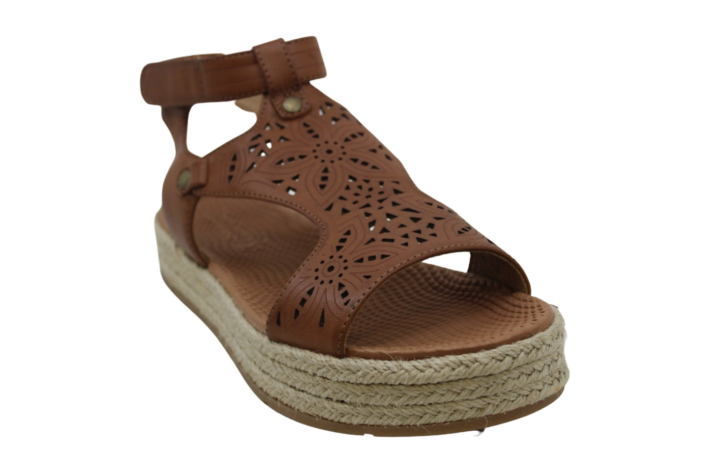 Bare Traps Womens Bernedette Open Toe Casual T-Strap Sandals Black Size 8 M