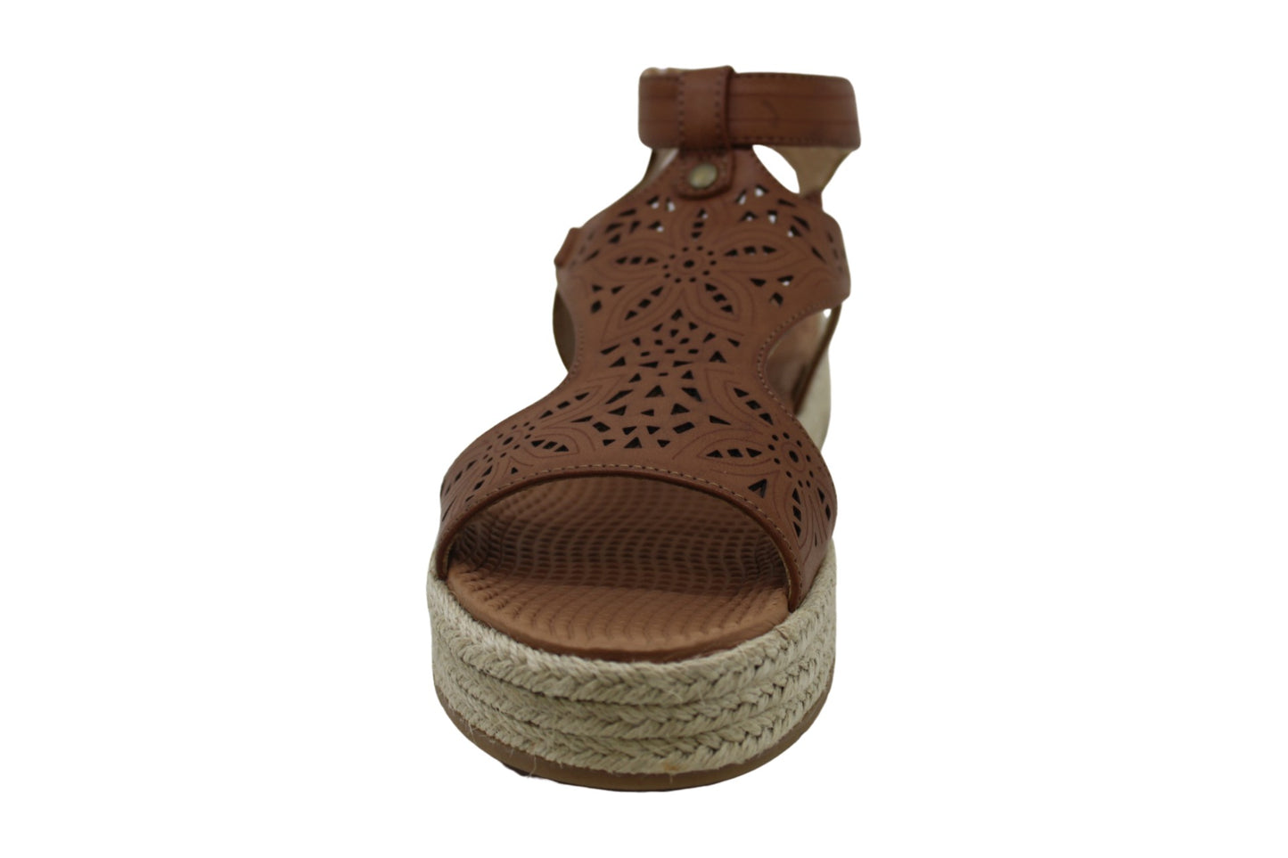 Bare Traps Womens Bernedette Open Toe Casual T-Strap Sandals Black Size 8 M