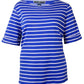 American Rag Women's Boat Neck Striped Knit Top Brown Size 9.5 M