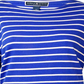 American Rag Women's Boat Neck Striped Knit Top Brown Size 9.5 M