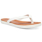 Madden Girl Women's Mitsy Patent Flip Flop Sandals Leather Open Silver Size 7 M