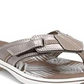 Clarks Women's Brinkley Bree Flip Flops Gold Size 7 M
