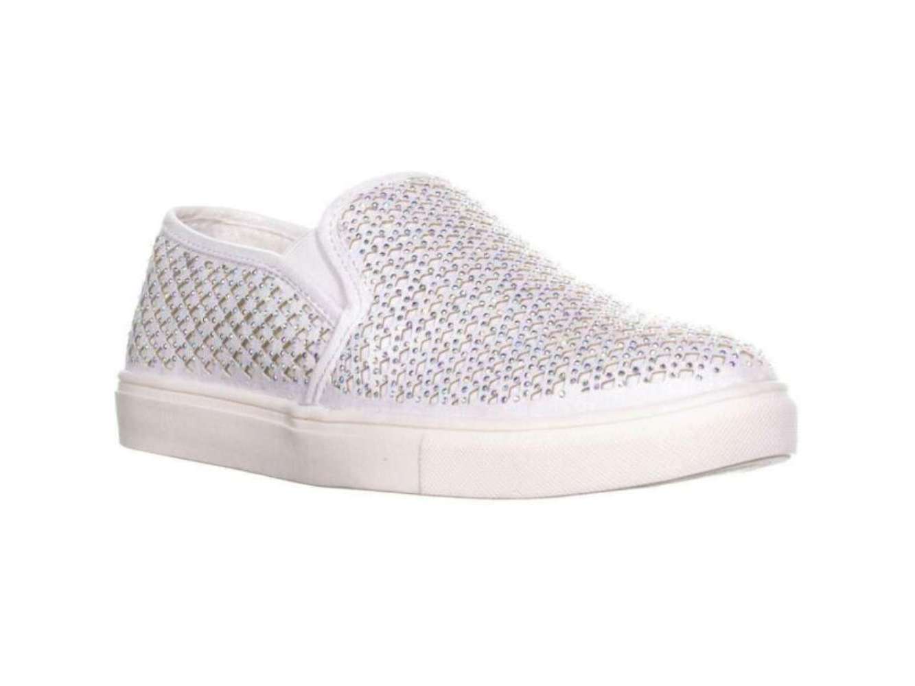 Material Girl Women's Meidyth Low Top Slip on Fashion Sneakers White Size 5.5 M