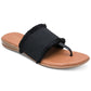 Andre Assous Women's Nanette Flip-Flop Black Size 6