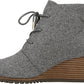Dr. Scholl's Women's Conquer Wedge Bootie Gray Size 8.5 M