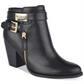 Guess Gather Dress Booties Leather Black Size 7.5 M