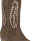 White Mountain Women's Caraway Cowgirl Boot Leather Brown Size 6.5 M