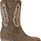 White Mountain Women's Caraway Cowgirl Boot Leather Brown Size 6.5 M