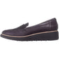 Clarks Women's Sharon Gracie Leather Closed Toe Loafers Purple Size 5 M