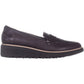 Clarks Women's Sharon Gracie Leather Closed Toe Loafers Purple Size 5 M
