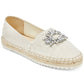 Marc Fisher Women's Barnum Fabric Closed Toe Espadrille Flats White Size 5 M