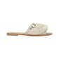 Kenneth Cole Women's Osmond Slide Sandal Creme Size 6.5PR