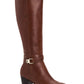 Giani Bernini Women's Rozario Leather Almond Toe Knee High Black Size 9 M