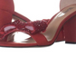 INC International Concepts Women's Kivah9 Fabric Open Toe Casual Ankle Strap Red Size 6.5 M