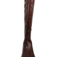 Alfani Women's Bexleyy Leather Almond Toe Mid Calf Fashion Boots Brown Size 11M
