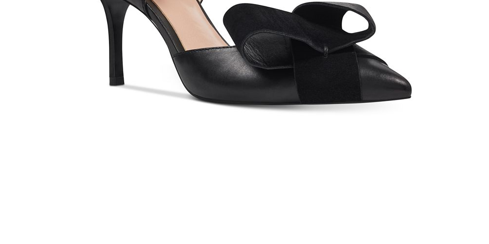 Nine West Women's Mcfally Leather Pump Black Size 10 M