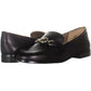 Bandolino Women's Lehain Leather Round Toe Loafers Black Size 6 M