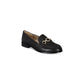 Bandolino Women's Lehain Leather Round Toe Loafers Black Size 6 M