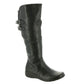 Easy Street Women's Tess Plus Leather Closed Toe Mid Calf Fashion Boots Black Size 6.5M