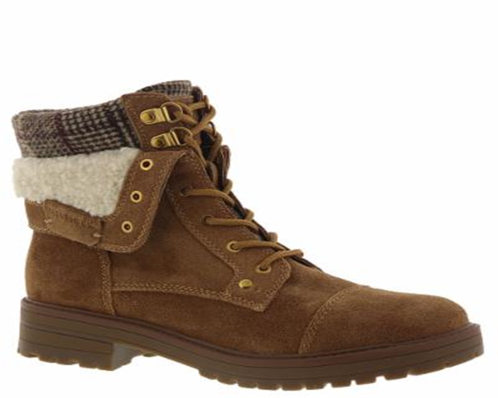 Tommy Hilfiger Women's Dyan Fabric Round Toe Ankle Fashion Boots Brown- Size 9 M