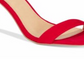 Material Girl Women's Blaire Two-Piece Dress Sandals Red Fabric 6.5M
