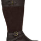 Style & Co Women's Faux Leather Fashion Dress Boots Black Size 8 M