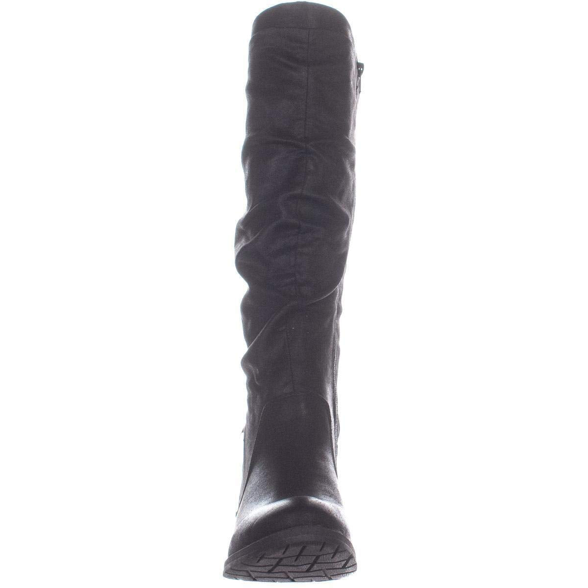 Baretraps Women's Yulissa Closed Toe Mid Calf Fashion Boots Black Size 6.5 M