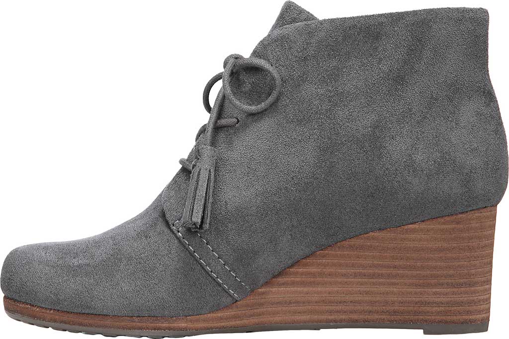 Dr. Scholl's Women's Dakota Wedge Booties Shoes Gray Size 8 W