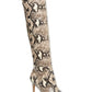 Steve Madden Women's Kimari Slouch Pointed Toe Knee High Fashion Boot White Size 10 M