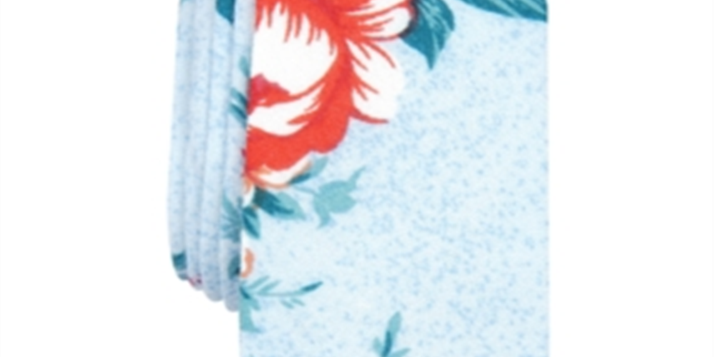 Penguin by Munsingwear पुरुषों का मैरिनो फ्लोरल प्रोफेशनल नेक टाई नीला एक आकार