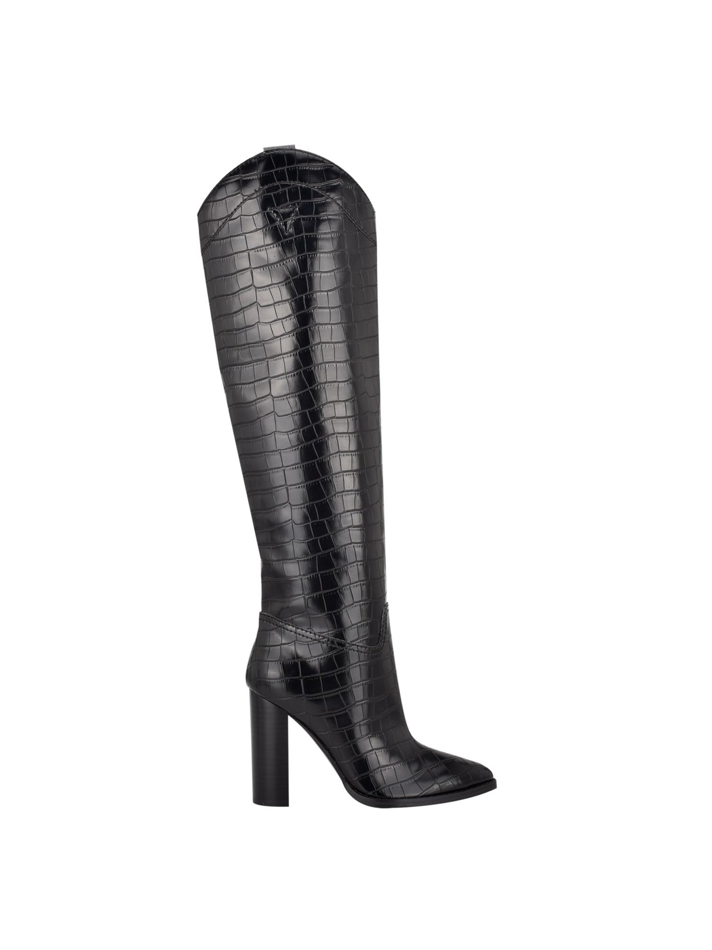 Guess Women's Mileena Western Dress Boots Black Size 6 M