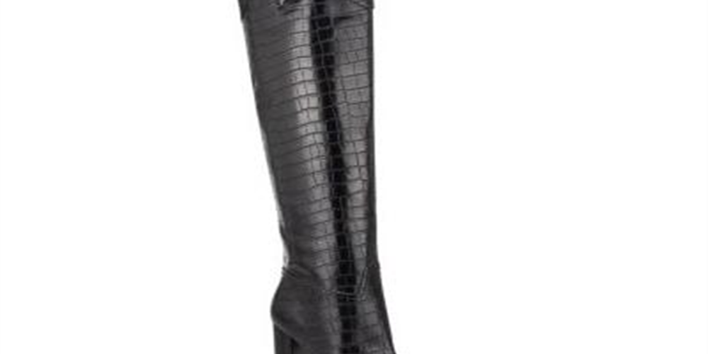 Guess Women's Mileena Western Dress Boots Black Size 6 M