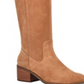 Marc Fisher Women's Rela Wide Calf Riding Boots Brown Size 9.5 W