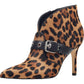 Nine West Women's Jax Calf Hair Booties Shoes Brown Size 10 M