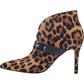 Nine West Women's Jax Calf Hair Booties Shoes Brown Size 10 M