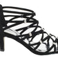 Easy Street Women's Nightingale Sandal Black Size 12 M