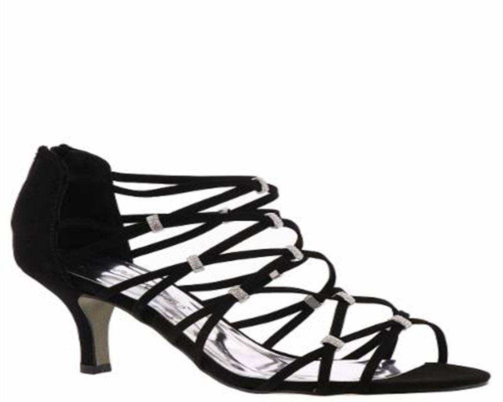 Easy Street Women's Nightingale Sandal Black Size 12 M