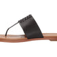 Cole Haan महिला फेलिक्स स्प्लिट टो कैजुअल टी-स्ट्रैप सैंडल काला साइज़ 9 बी