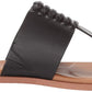 Cole Haan महिला फेलिक्स स्प्लिट टो कैजुअल टी-स्ट्रैप सैंडल काला साइज़ 9 बी