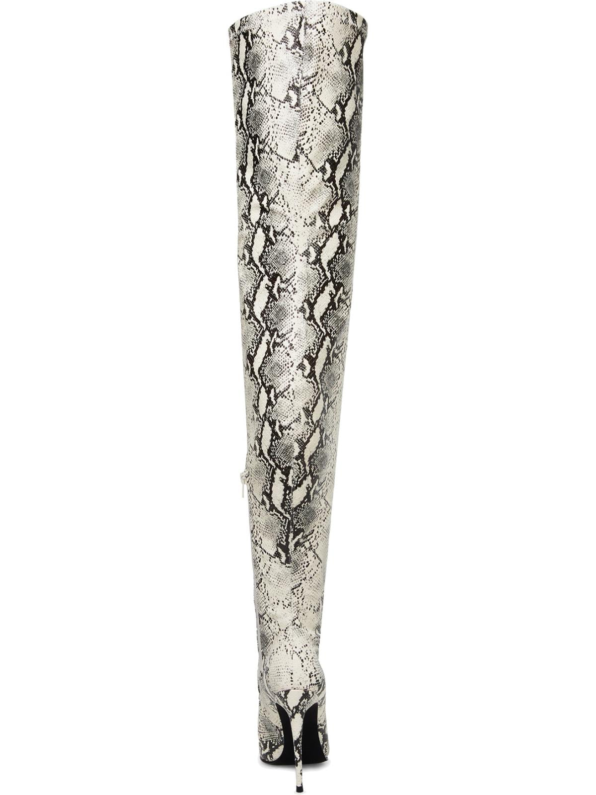 Steven Madden Women's Dominique Thigh High Over the Knee Boots Grey Size 6.5 M