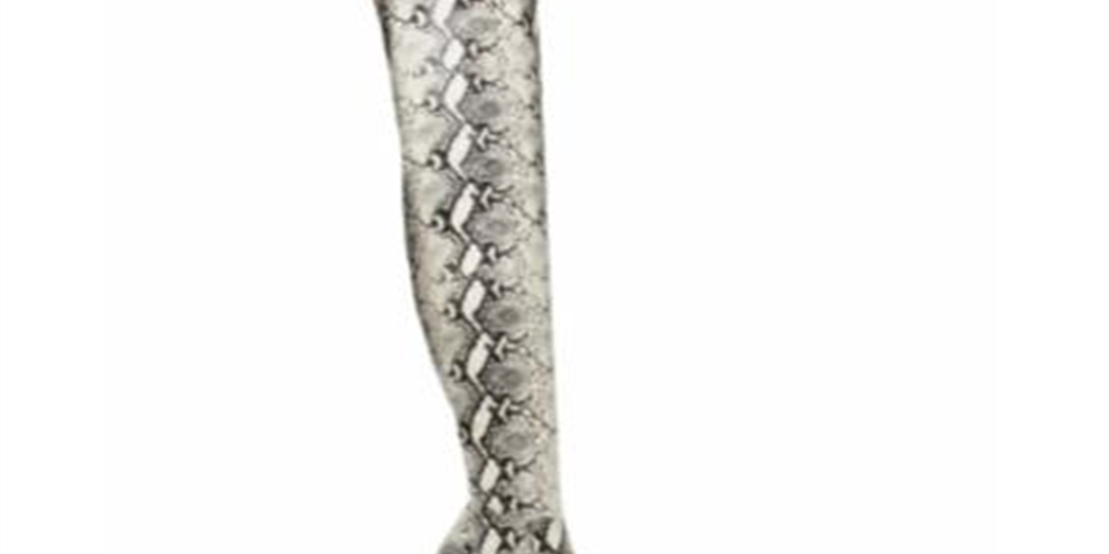 Steven Madden Women's Dominique Thigh High Over the Knee Boots Grey Size 6.5 M