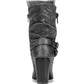 Carlos By Carlo Santana Women's Paisley Fashion Boot Black Size 7 M